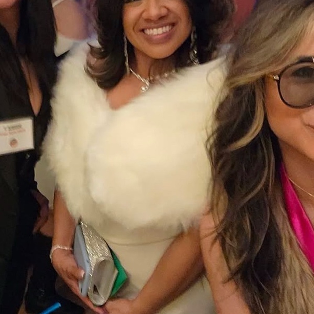 Faux fur wrap
